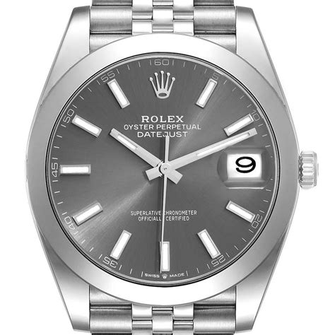 rolex datejust 41 glatte lünette